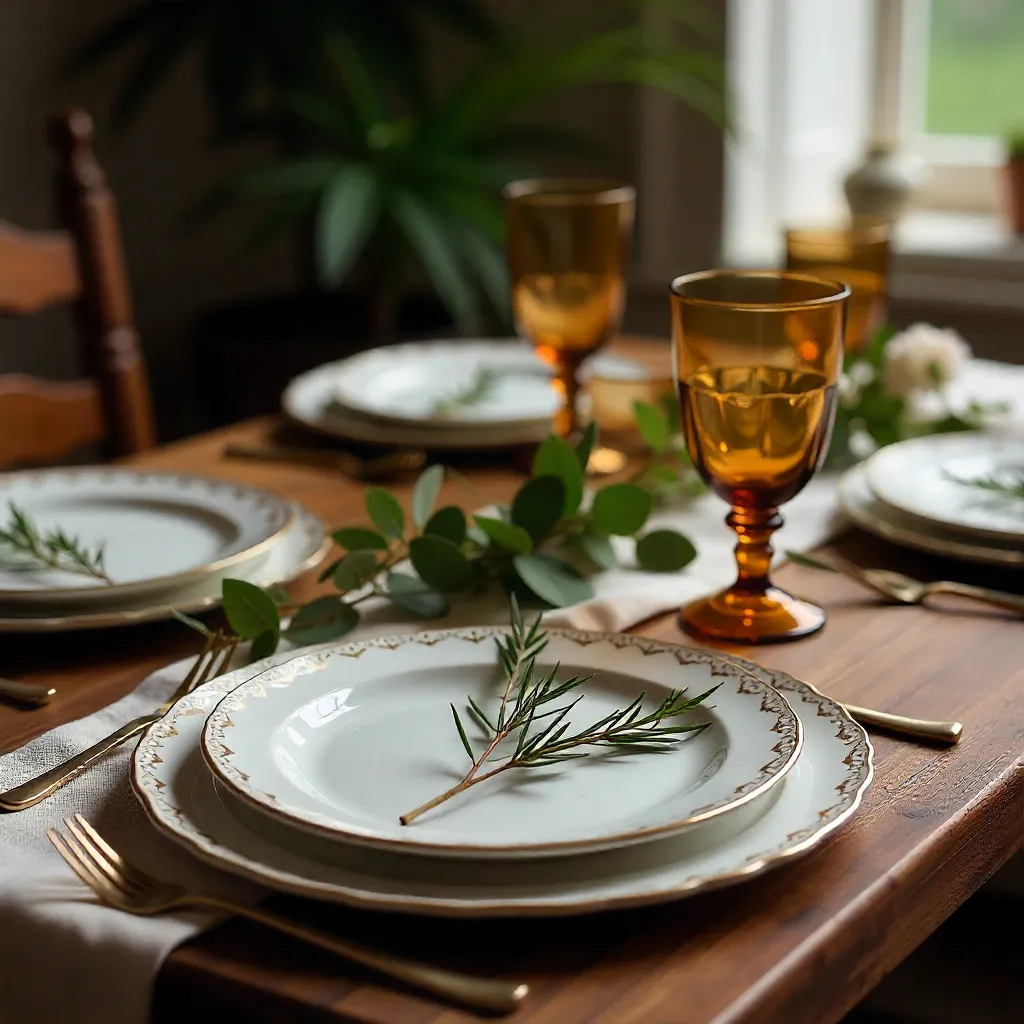 Modern table arrangement