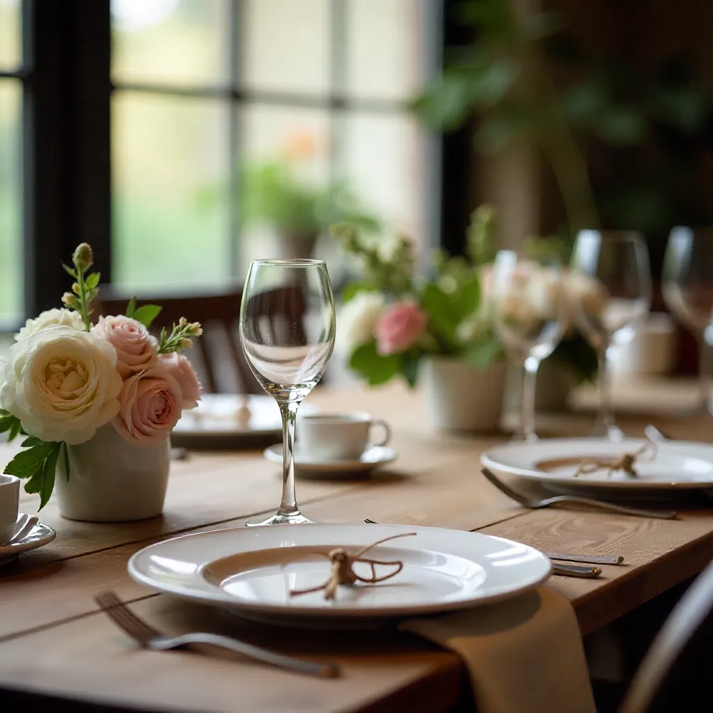 Elegant dining setup